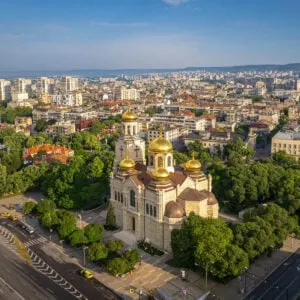 Aerial View Of Varna, Bulgaria, Southeastern Europe
