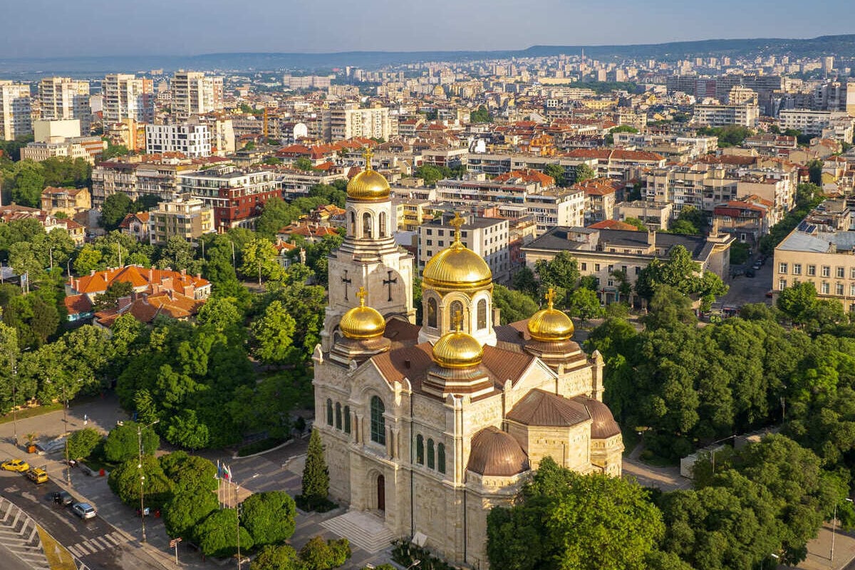 Aerial View Of Varna, Bulgaria, Southeastern Europe