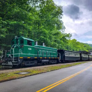 Big Fork Scenic Railroad train in Kentucky