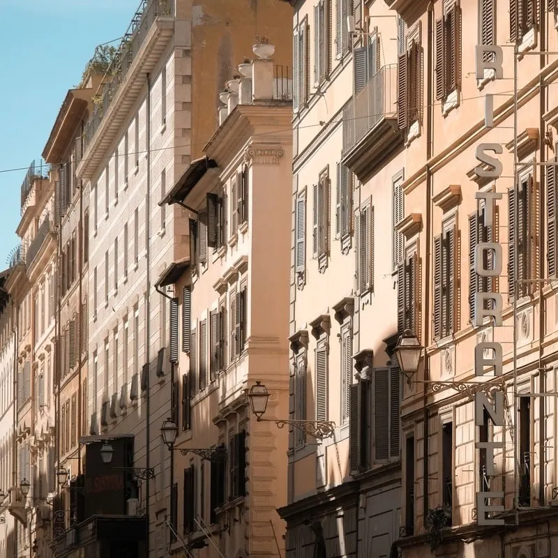 Historic Buildings In Rome, Italy