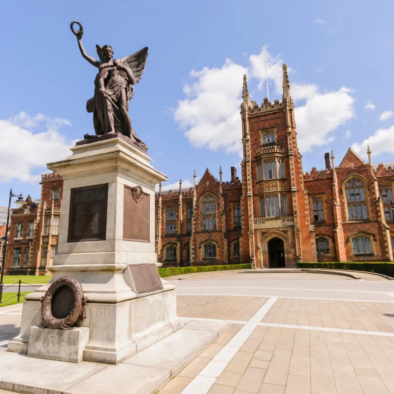 War memorial outside the Lanyon Building