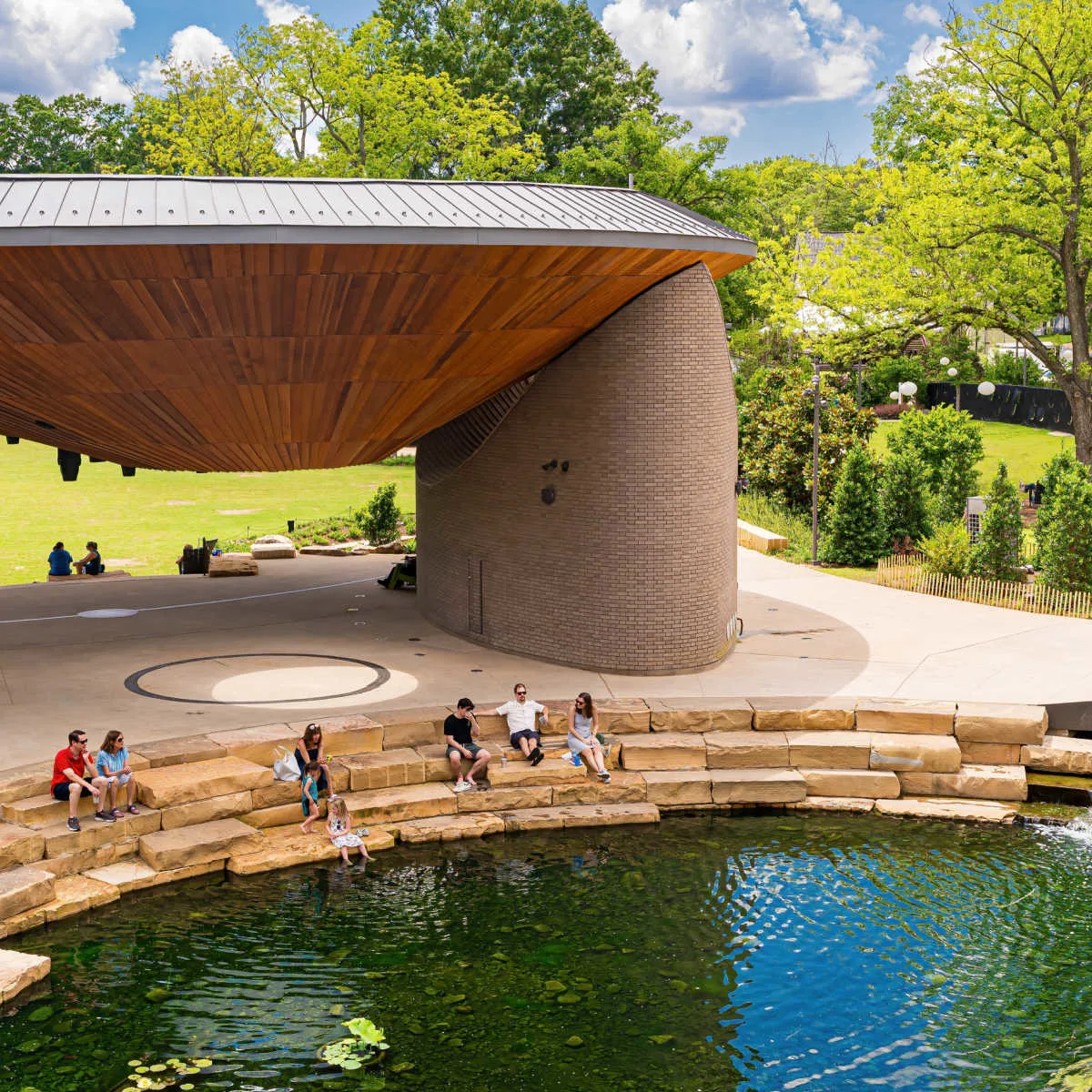 The pond in Cary, NC