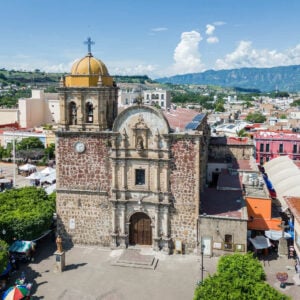 Aerial View Of Tequila, Mexico