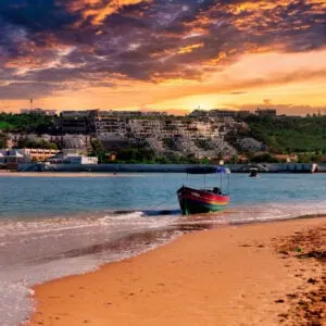 Beautiful beaches surrounding Casablanca