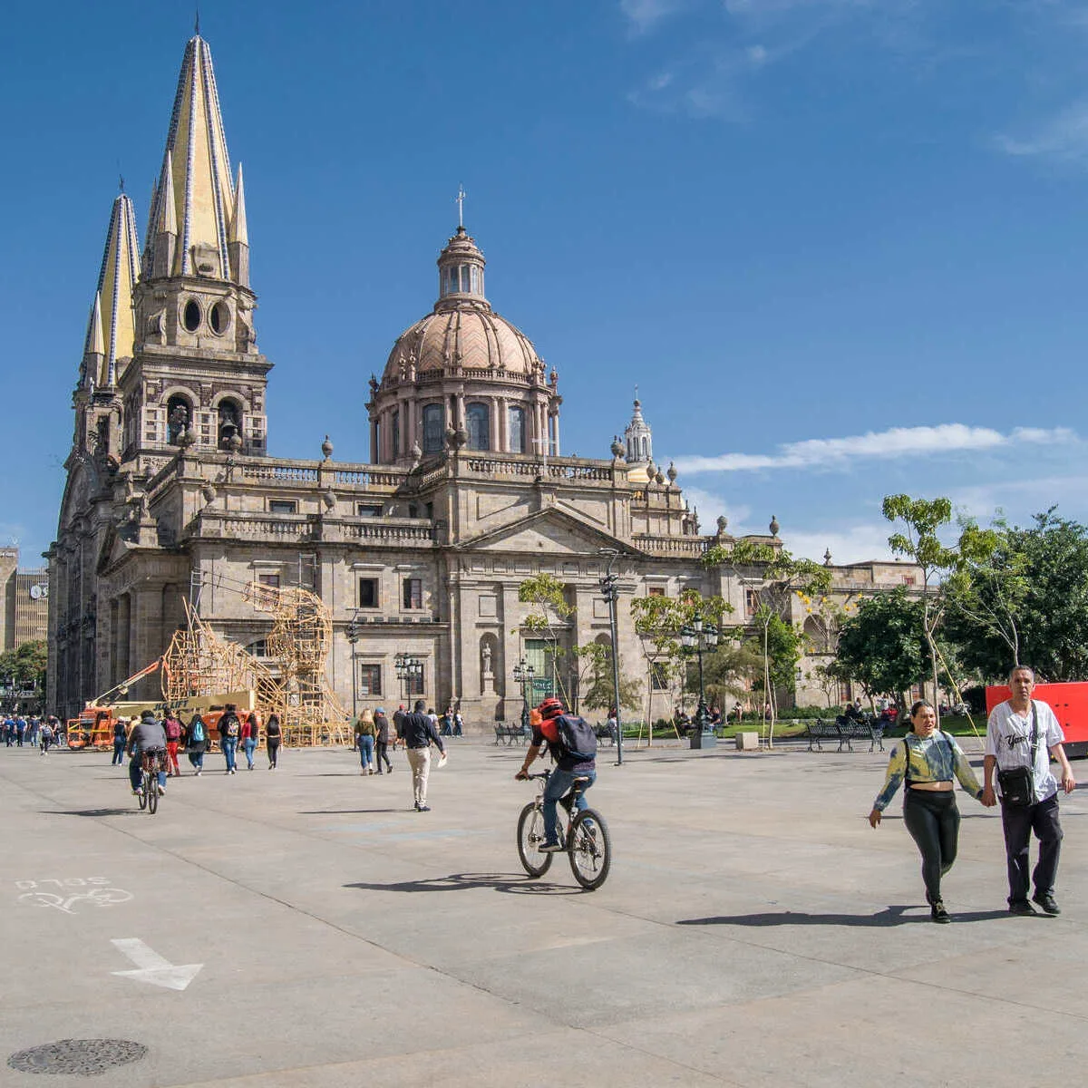 Guadalajara Cathedral In Mexico