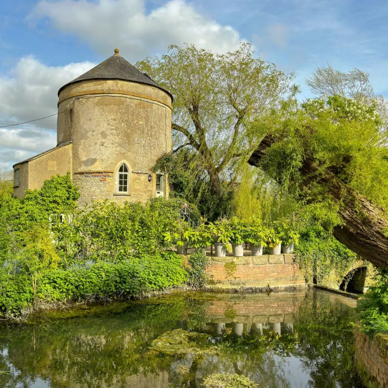 Historic round lock keeper's house at Cerney Wick, The Cotswolds
