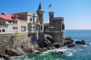 The historical Wulff Caste in Vina del Mar, Chile