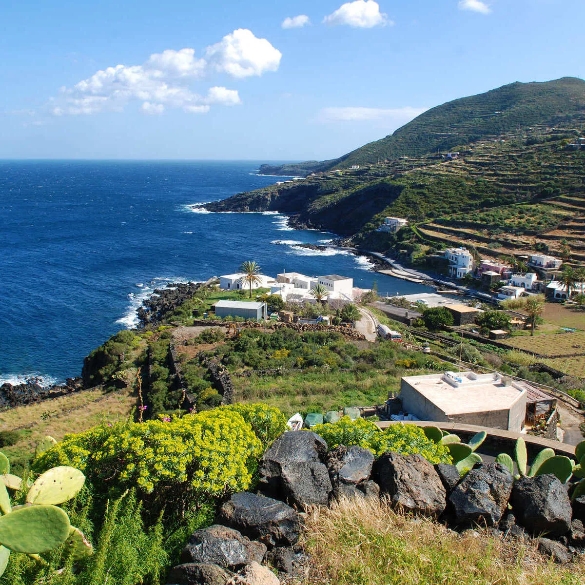 Panoramic View Of Pantelleria, Italy