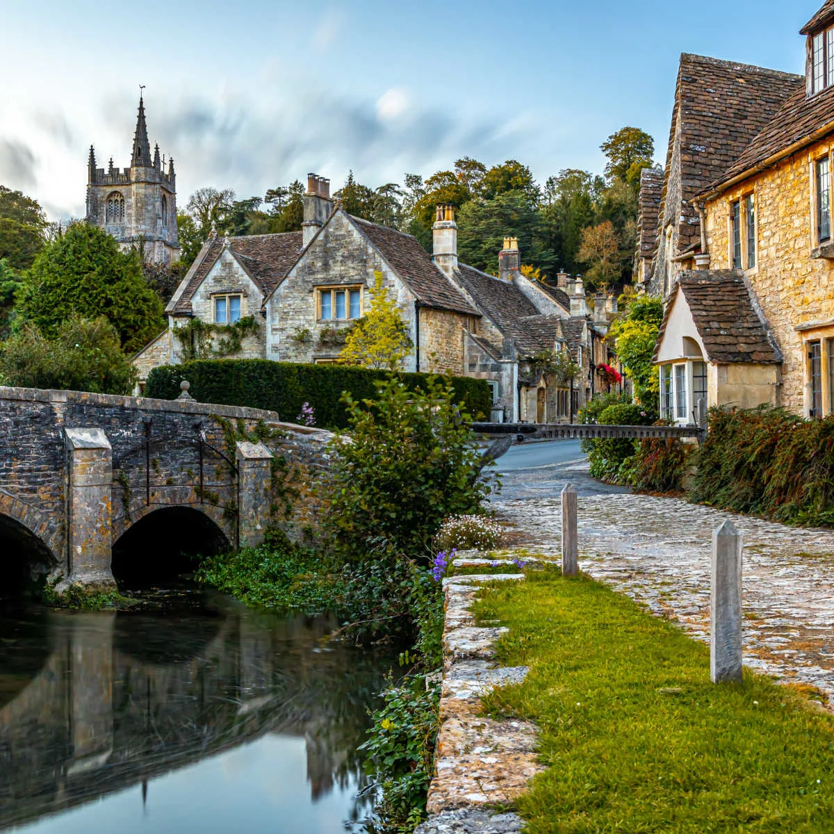 Picturesque town of Castle Combes
