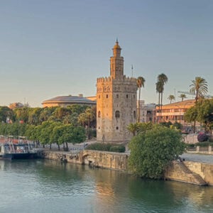 Torre Del Oro In Seville, Spain