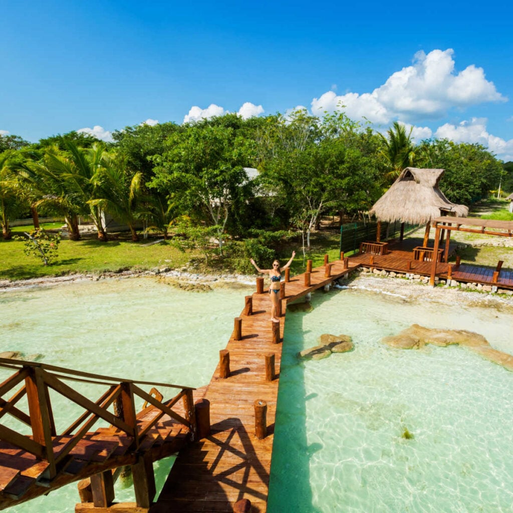 Woman in Bacalar, Mexico