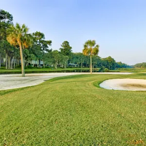 A golf course in Hilton Head Island
