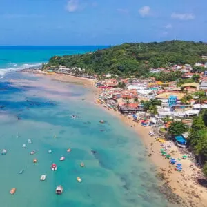 Aerial View Of Pipa, Brazil