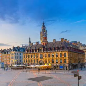 Grand Place In Lille, Northern France