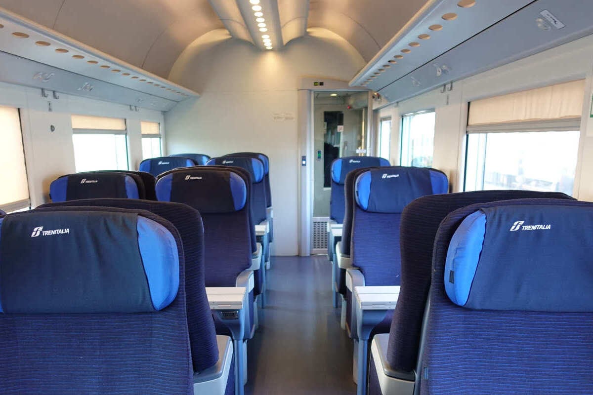 Interior Of A Frecciarossa Train, Italy
