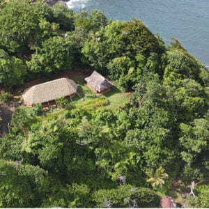 Kalinago Territory Aerial coast Barana Aute