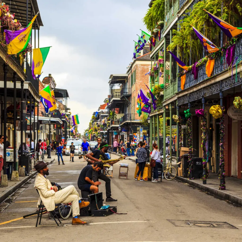 New Orleans street performers