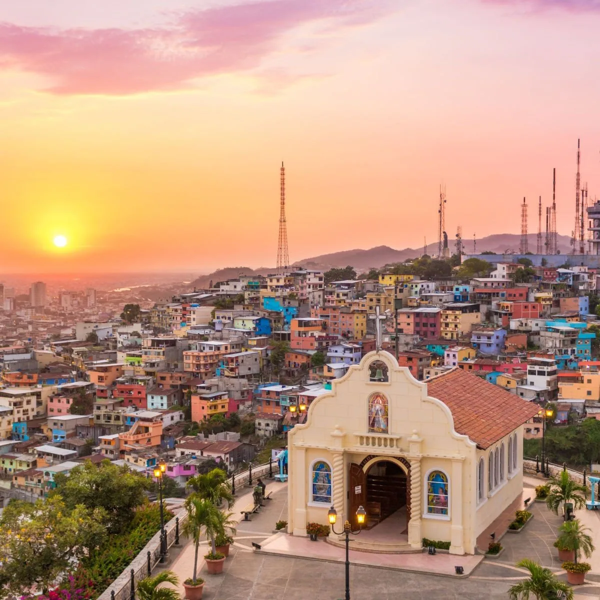 US Embassy Issues Travel Security Alert For Popular Latin American Country Sunset in the city of Guayaquil
