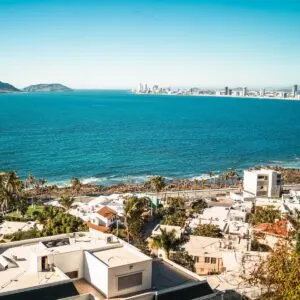 Aerial View Of The Coastal Zone Of Mazatlan, Mexico