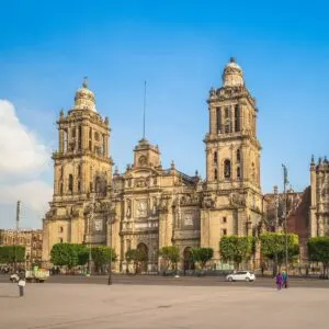 Historic Metropolitan Cathedral In Mexico City, Mexico