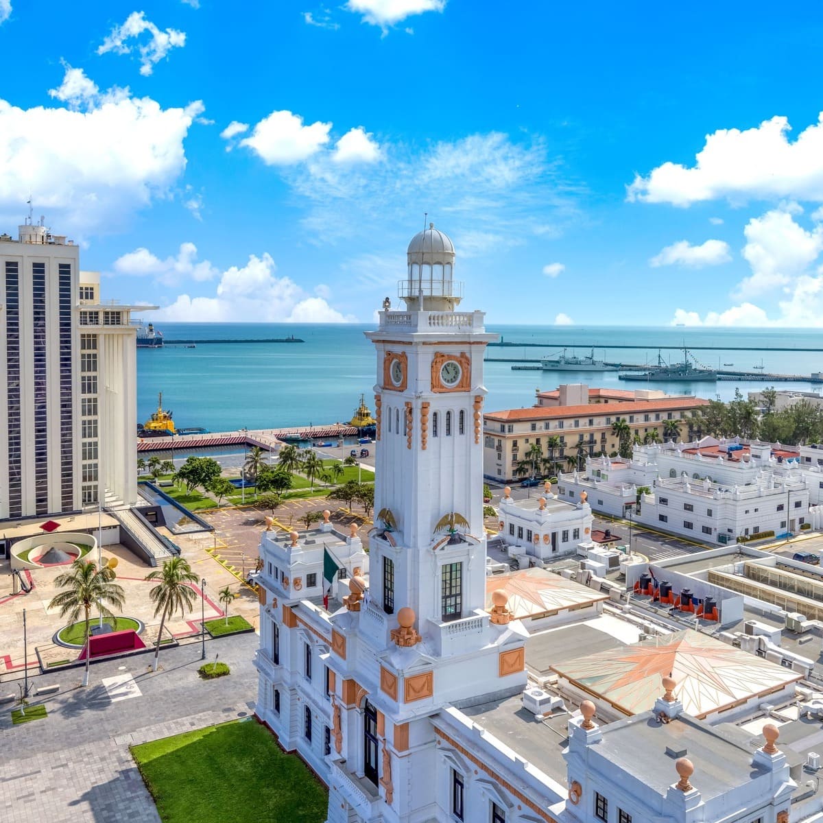 Panoramic View Of Veracruz City In Mexico