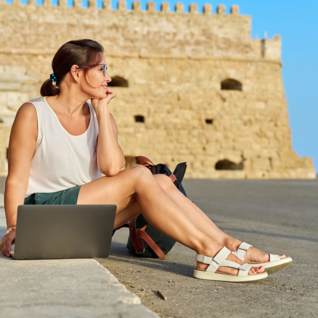 Digital Nomad Working From Heraklion, Greece