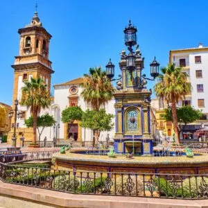 Main Square In Algeciras, Spain