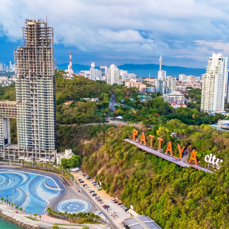 Pattaya-City-sign-in-city-skyline - Travel Off Path
