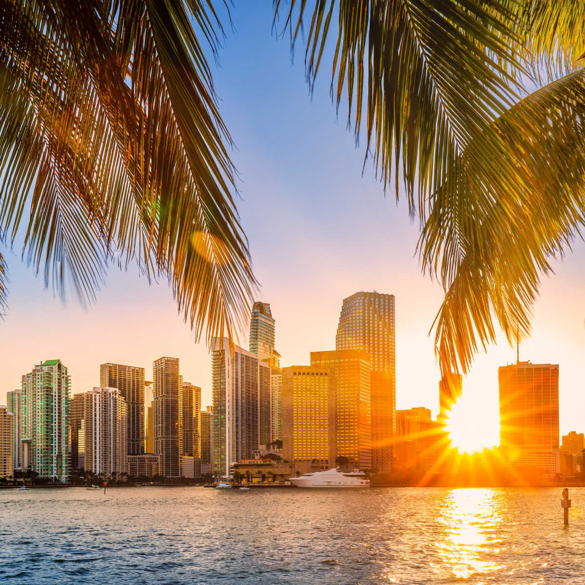 Sunny Miami Skyline The Unofficial Summer Season Begins In May On Sunny Miami Skyline The Unofficial Summer Season Begins In May On