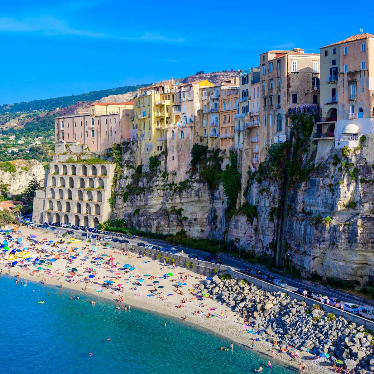 Tropea Beach Town In The South Of Italy