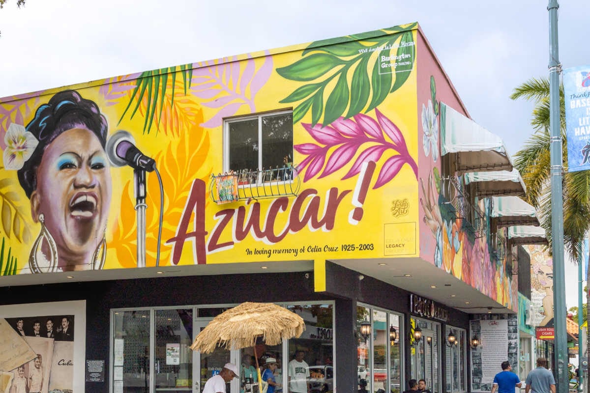 Street Mural In Miami's Little Havana