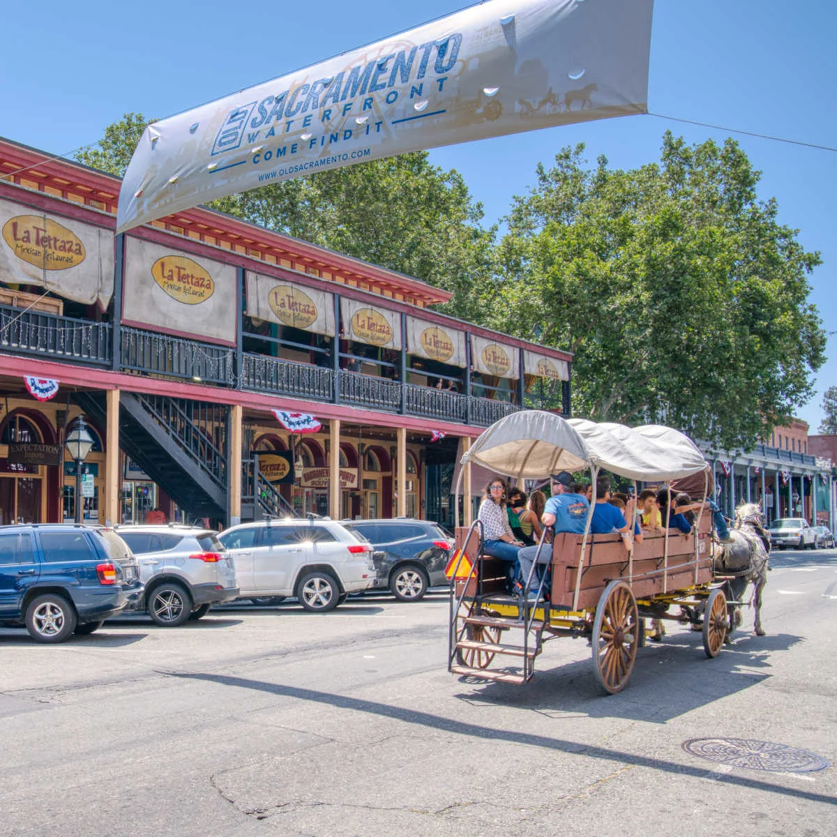 Carriage ride in Old Town Sacramento