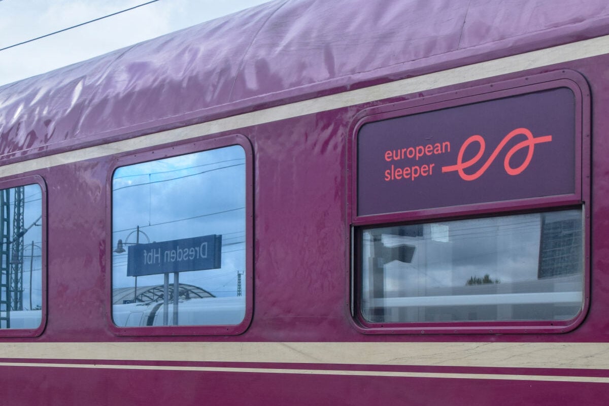 European Sleeper Train In Dresden, Germany