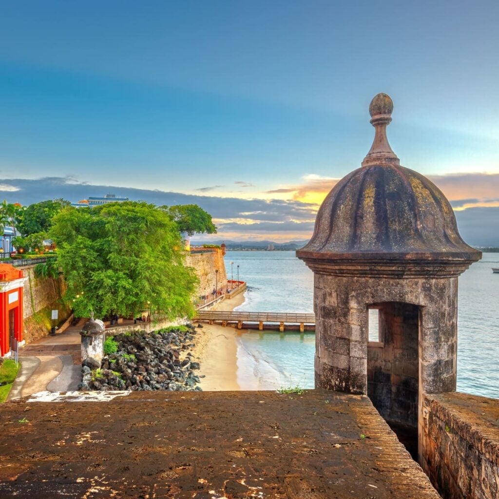 Fortified City Walls Of Old San Juan, Puerto Rico