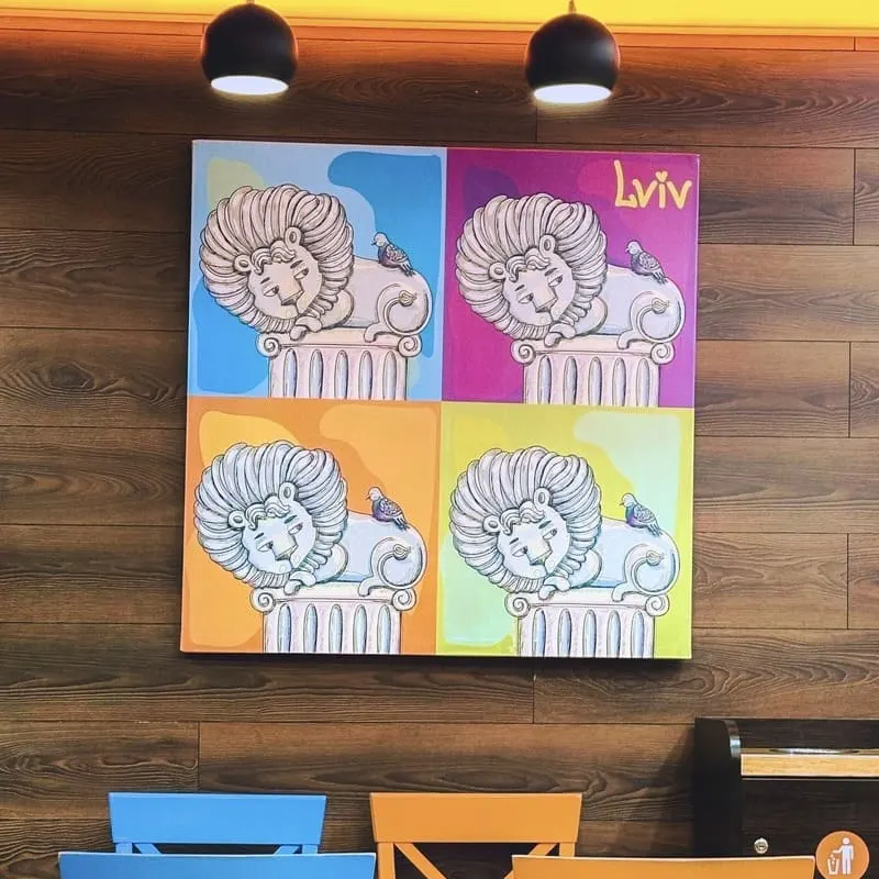 Lviv Cafe In Ukraine