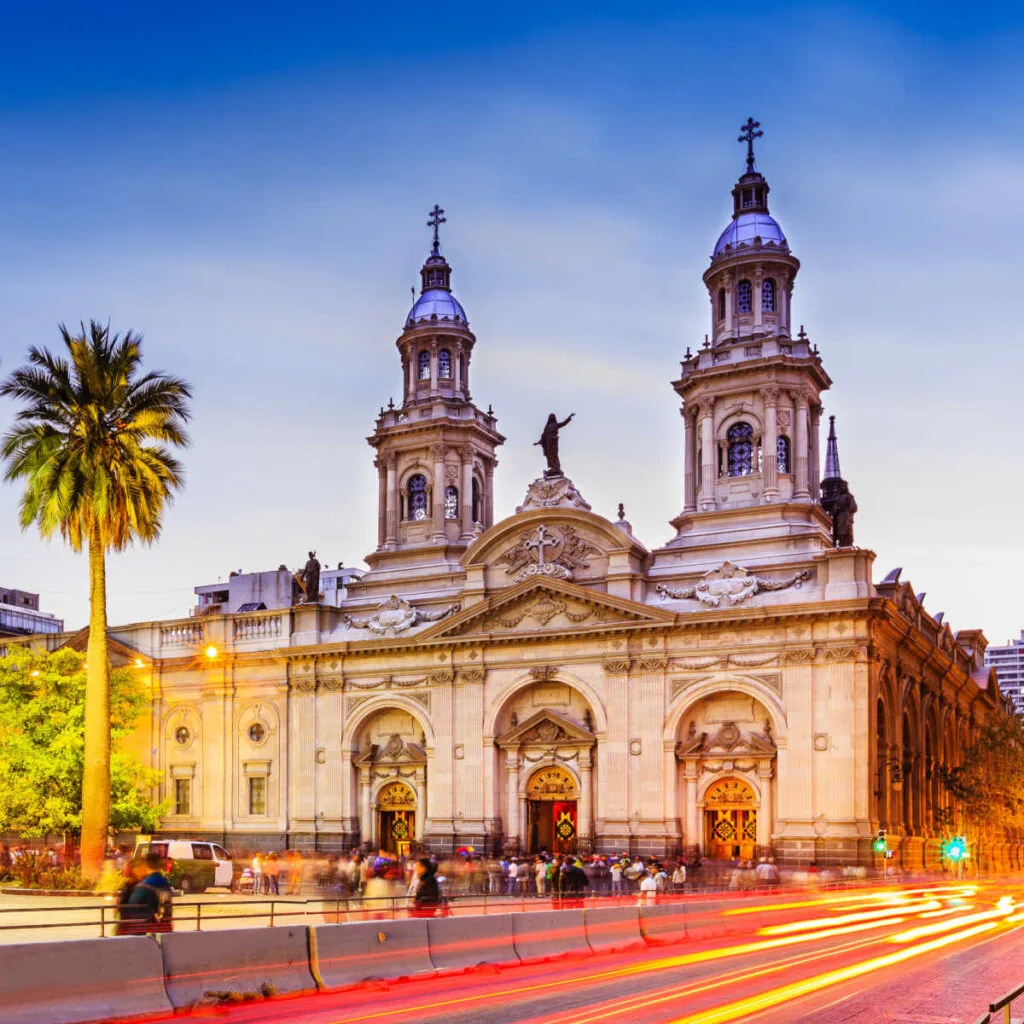 Plaza-de-Armas-in-Santiago