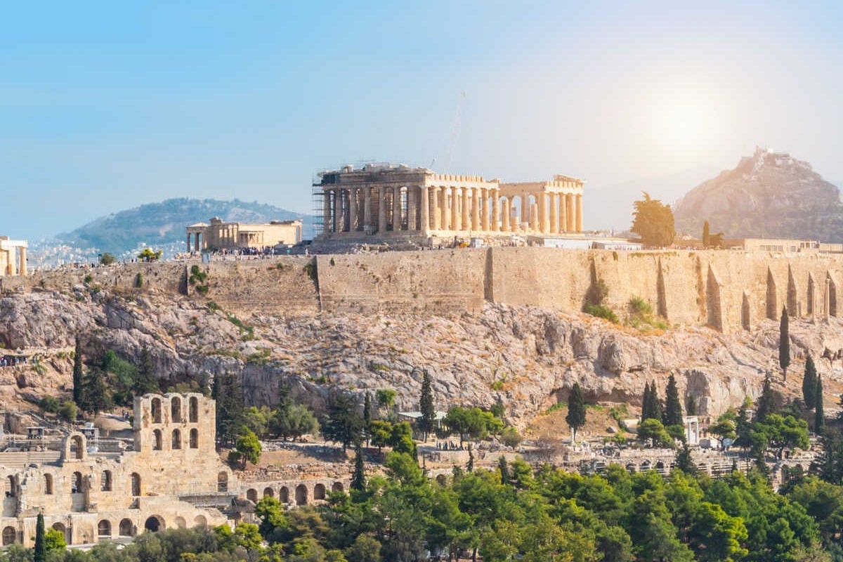 Beautiful view of Athens, Greece