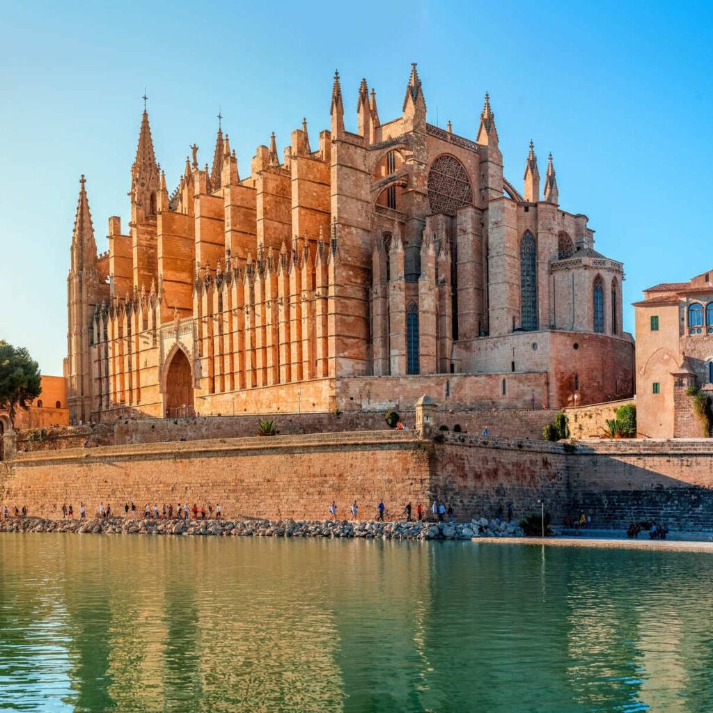 Gothic Cathedral In Palma de Mallorca, Spain