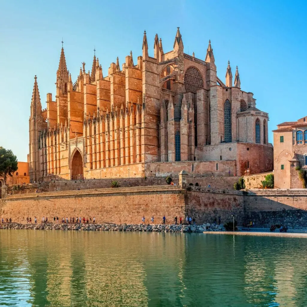 Gothic Cathedral In Palma de Mallorca, Spain