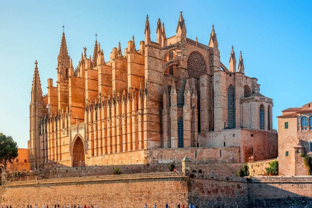Gothic Cathedral In Palma de Mallorca, Spain
