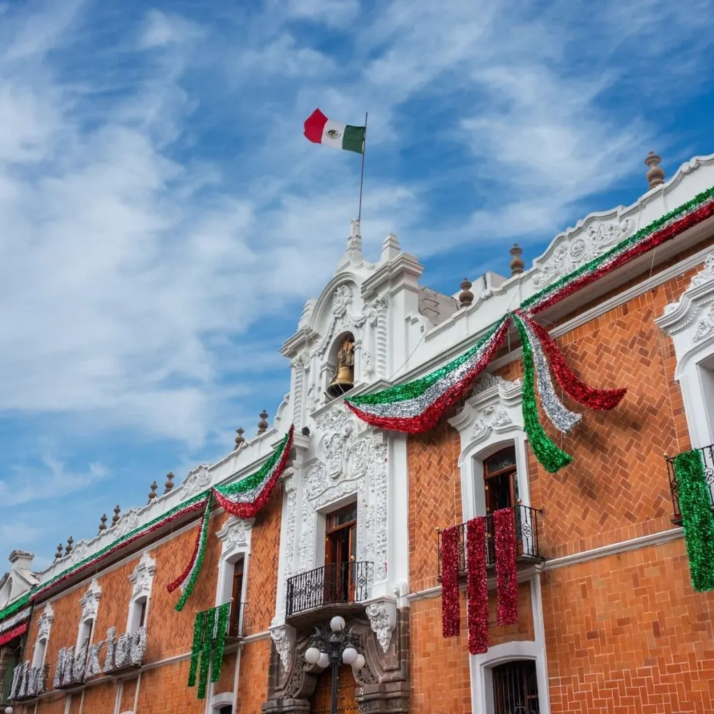 Historic Palace In Tlaxcala City, Mexico