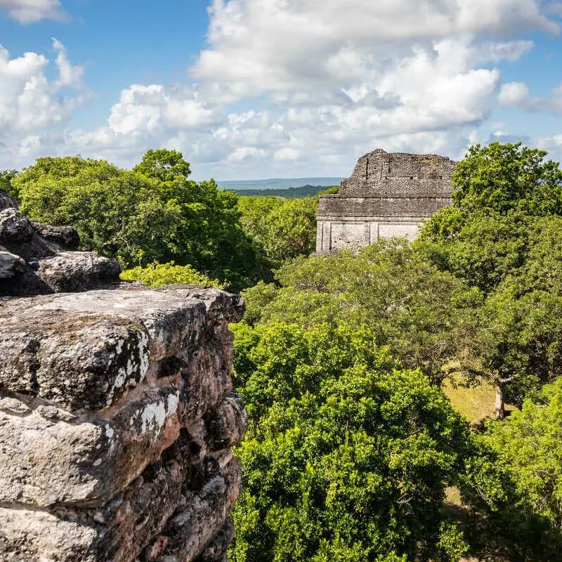 Mayan Ruins Of Dzibanche, Mexico