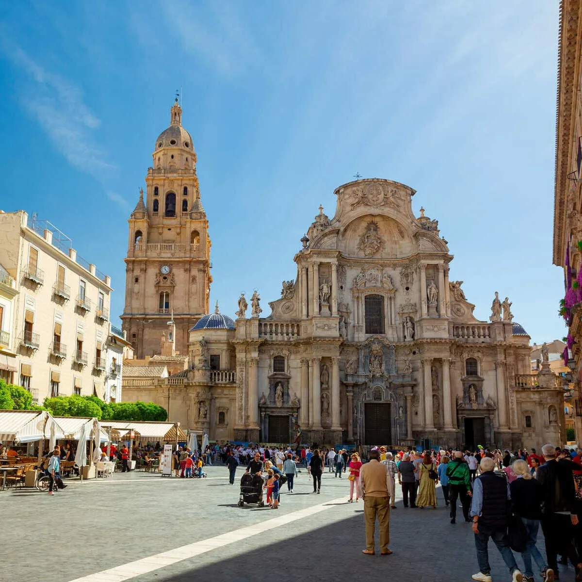 Murcia Cathedral In Spain, Southern Europe