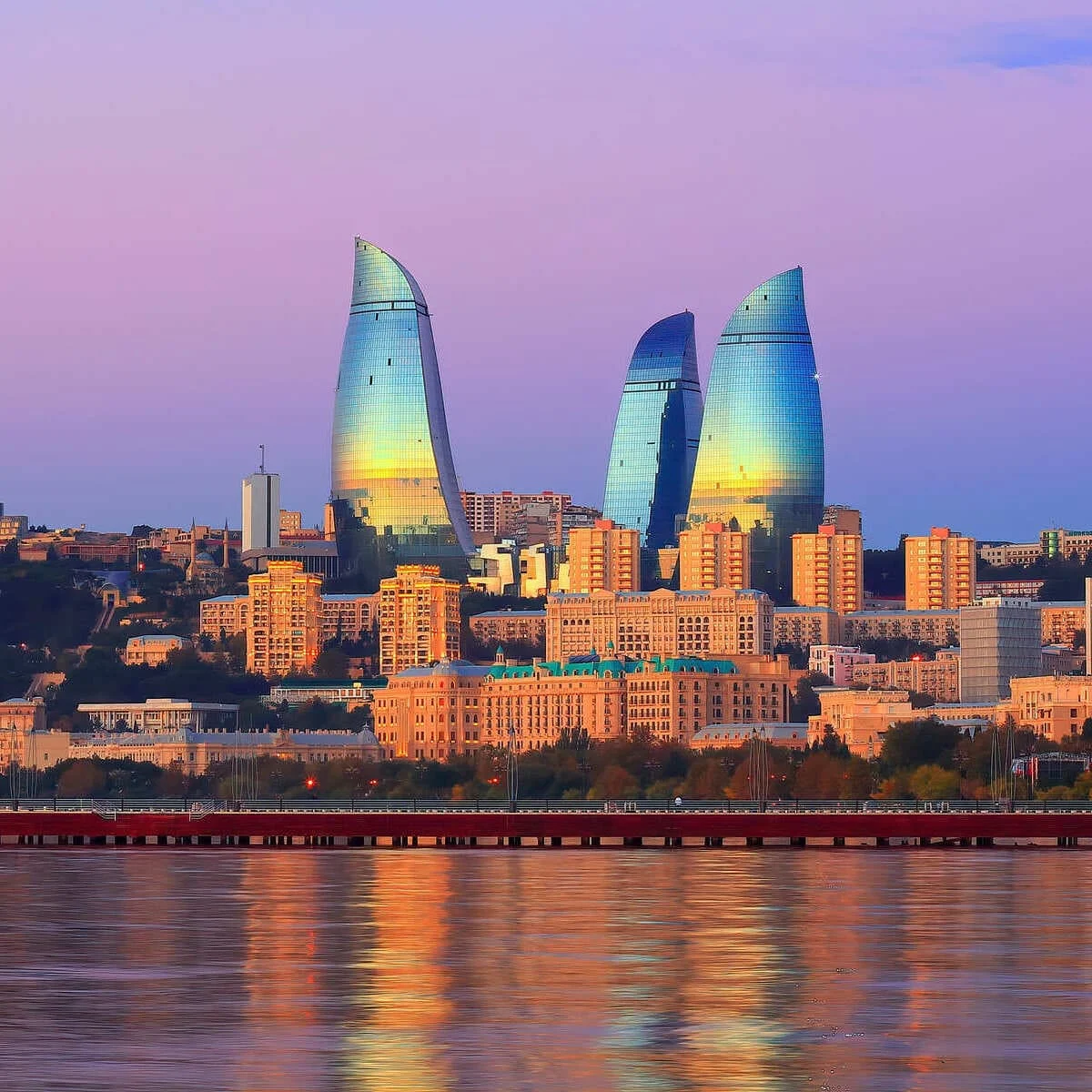 Skyline Of Baku, Azerbaijan