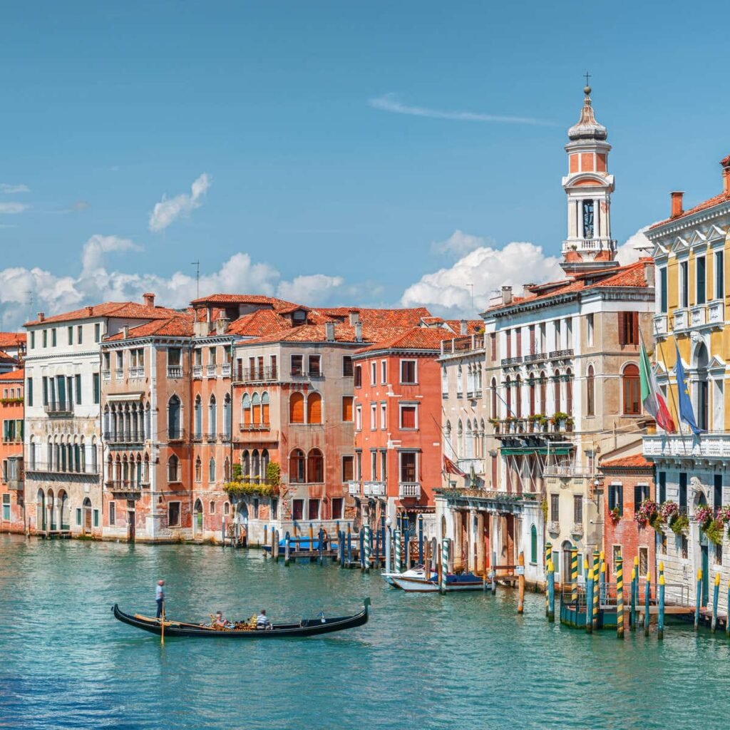 View Of The Grand Canal In Venice, Italy