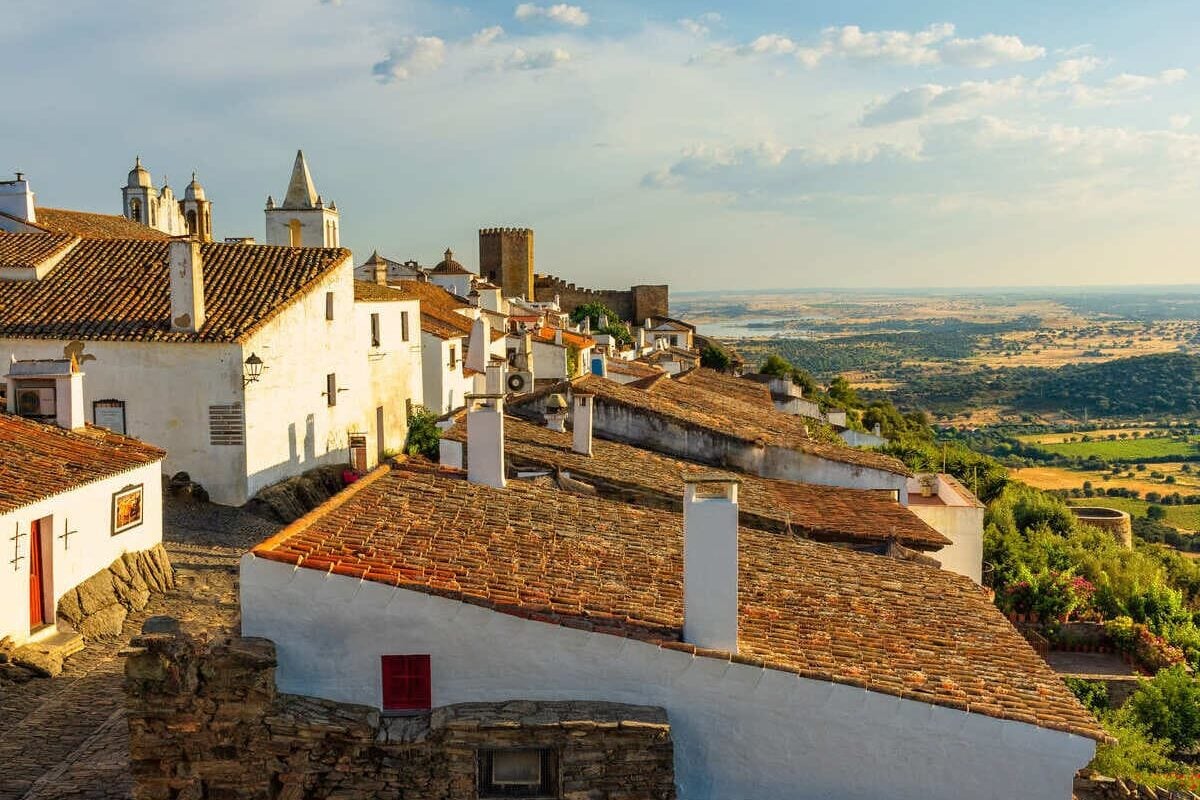 Panoramic View Of Evora In Portugal, Southern Europe
