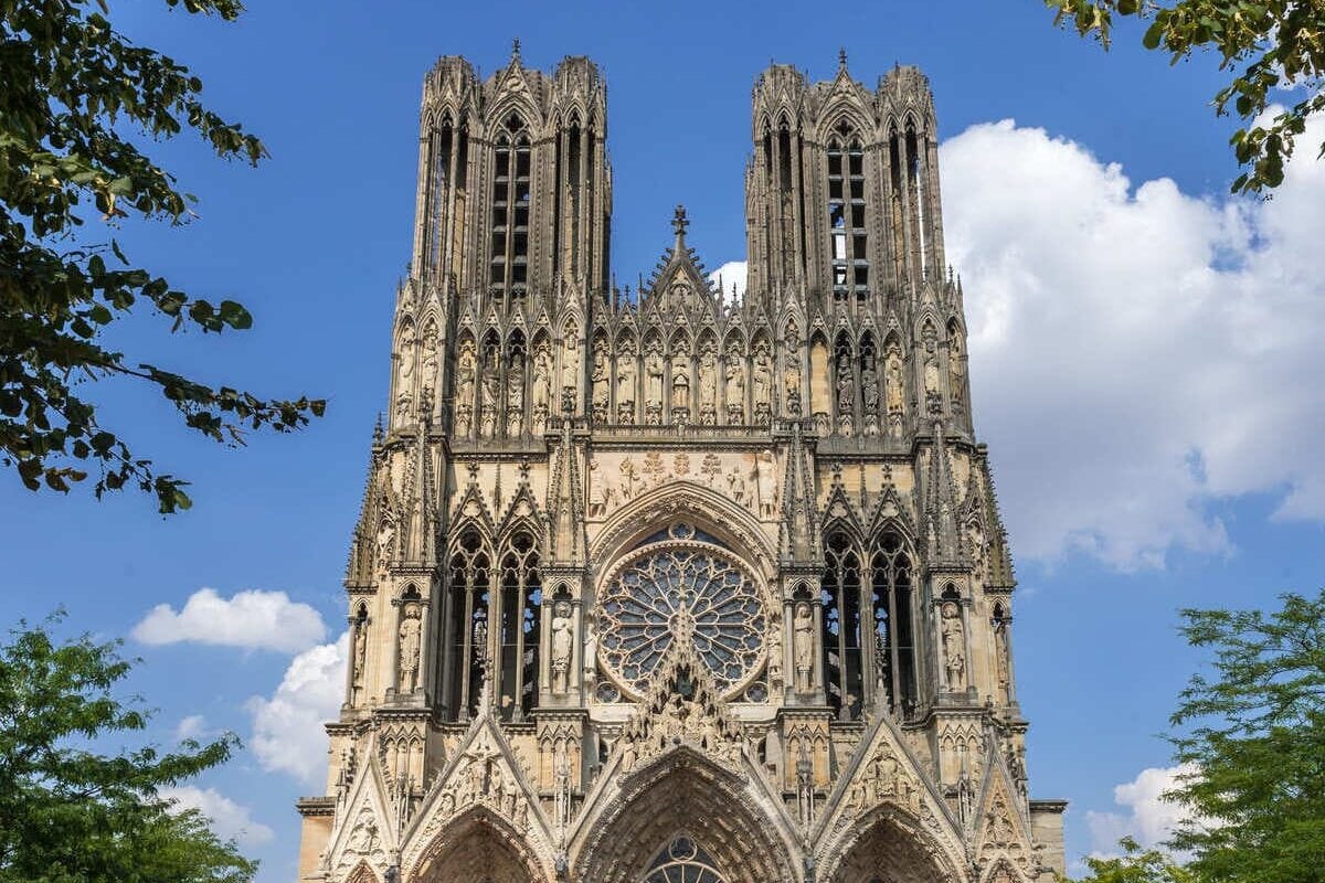 Reims Cathedral In France
