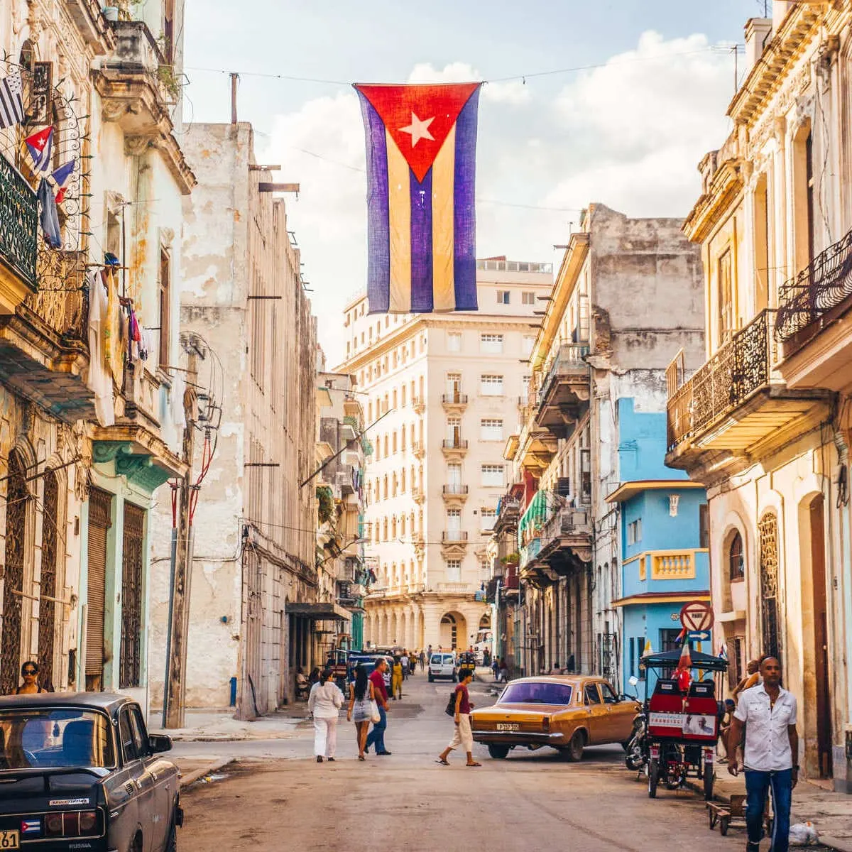 A Street In La Havana, Cuba
