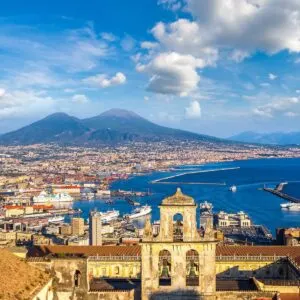 Panoramic View Of Naples, Italy