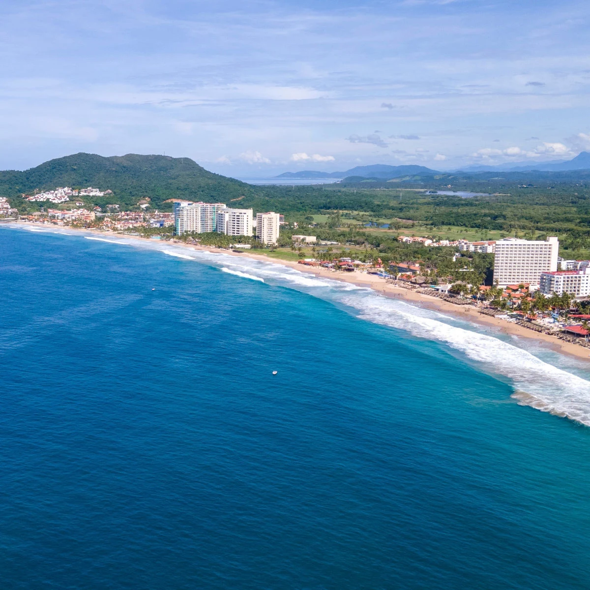 Resorts along Ixtapa beach